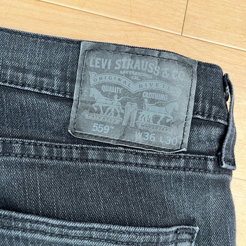 559 Levi’s 36x30 Black - Picture 8 of 10
